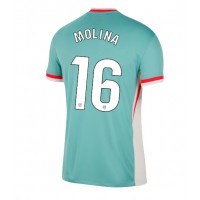 Atletico Madrid Nahuel Molina #16 Bortedrakt 2024-25 Kortermet